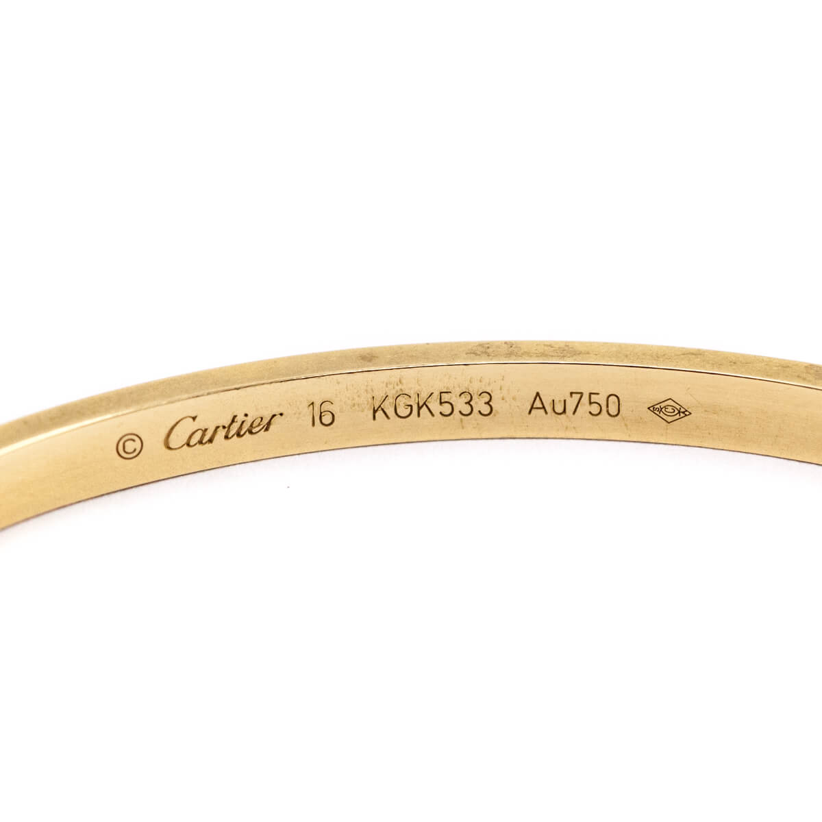 Cartier 18K Yellow Gold Small LOVE Bracelet