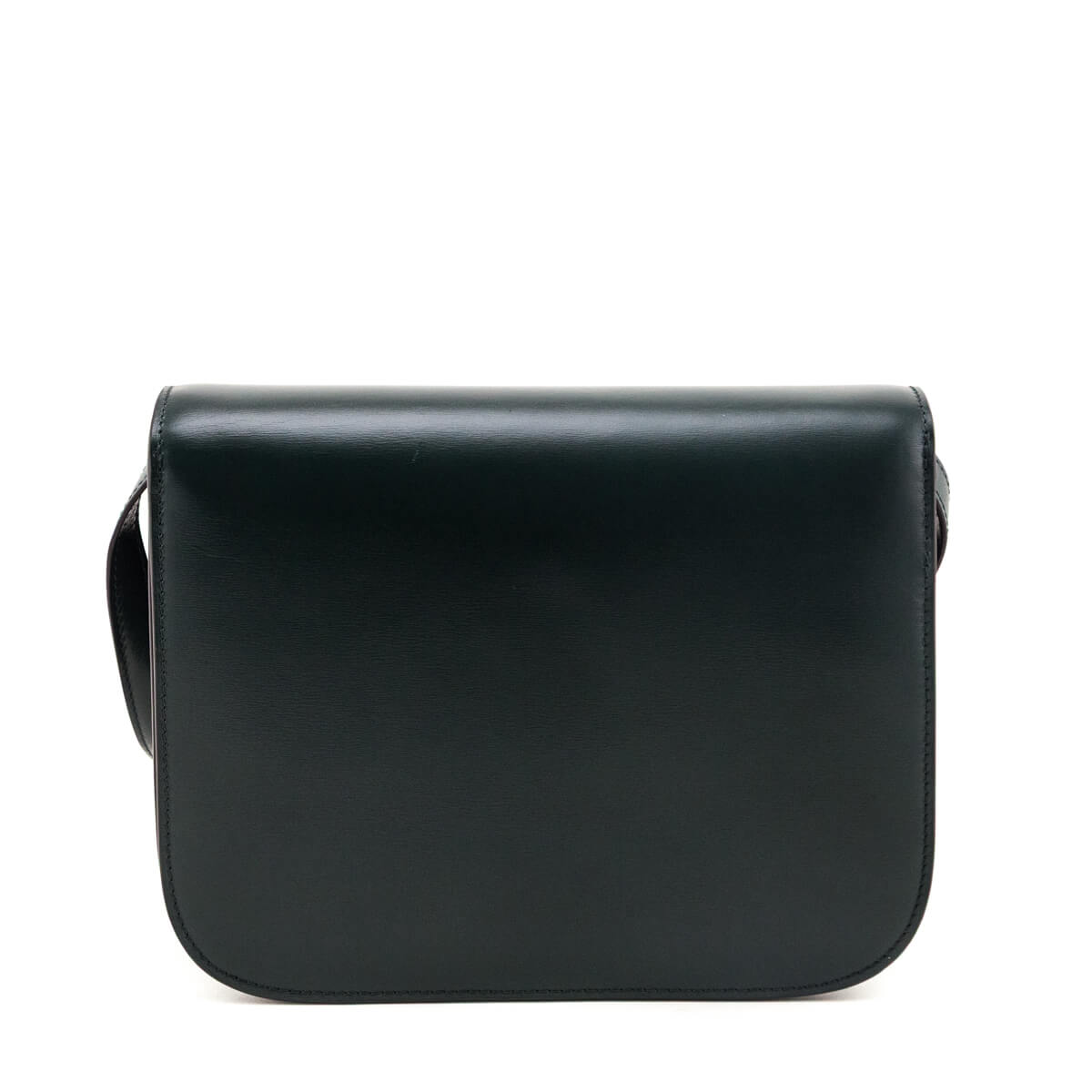 Celine Amazone Green Box Calfskin Medium Classic Box Flap - Love that Bag etc - Preowned Authentic Designer Handbags & Preloved Fashions