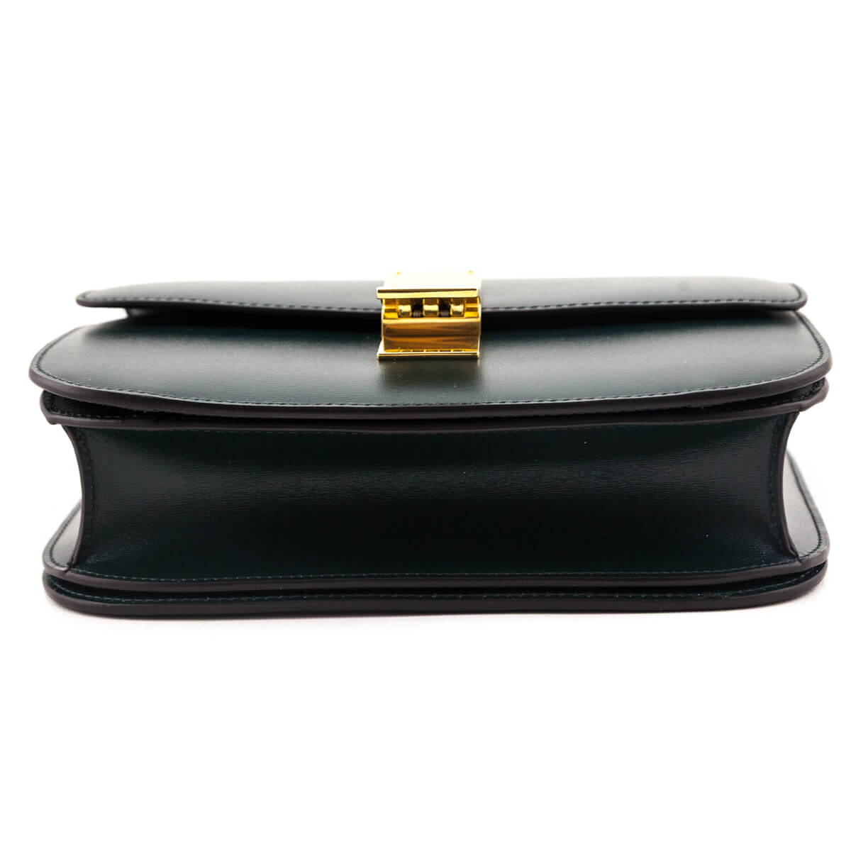 Celine Amazone Green Box Calfskin Medium Classic Box Flap - Love that Bag etc - Preowned Authentic Designer Handbags & Preloved Fashions