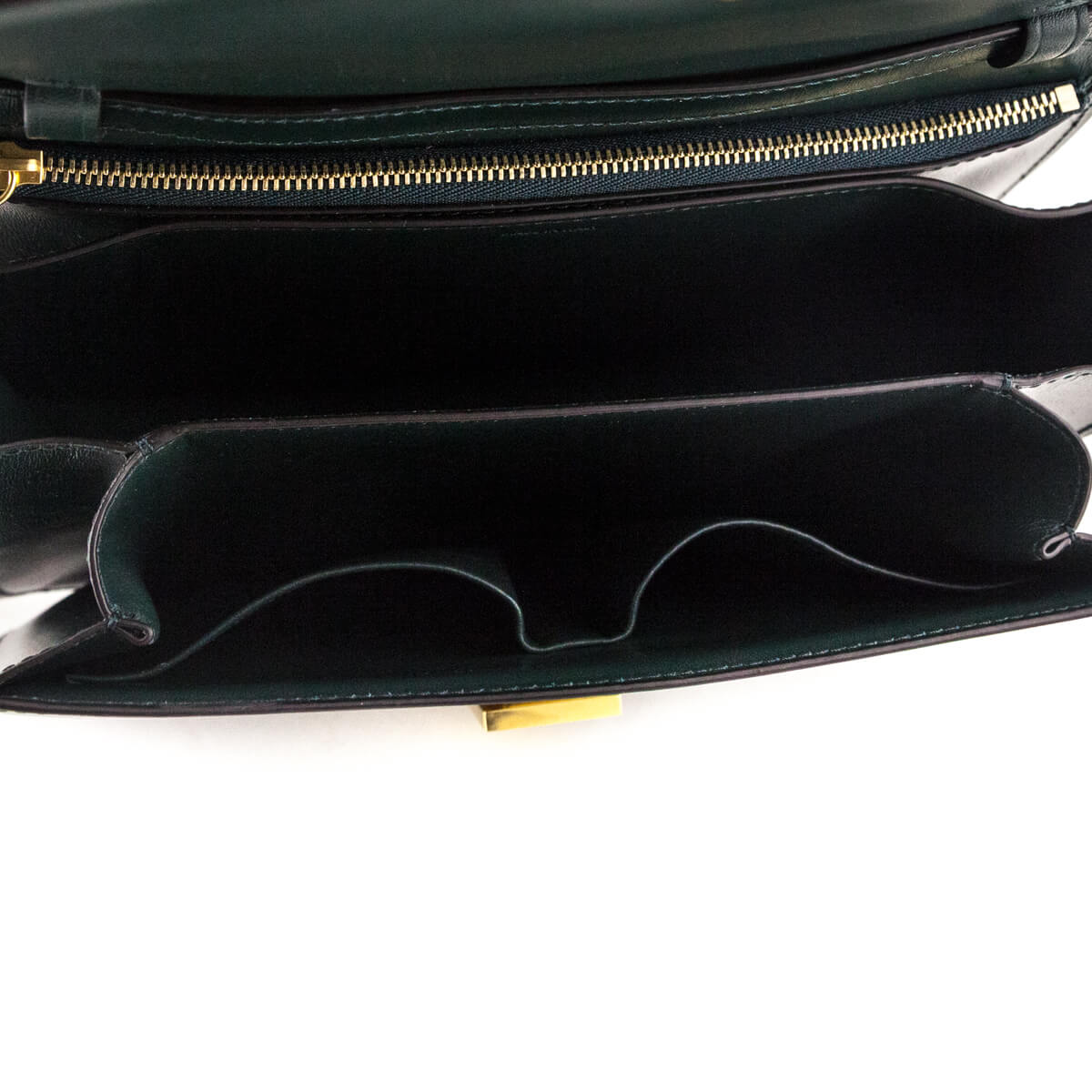 Celine Amazone Green Box Calfskin Medium Classic Box Flap - Love that Bag etc - Preowned Authentic Designer Handbags & Preloved Fashions