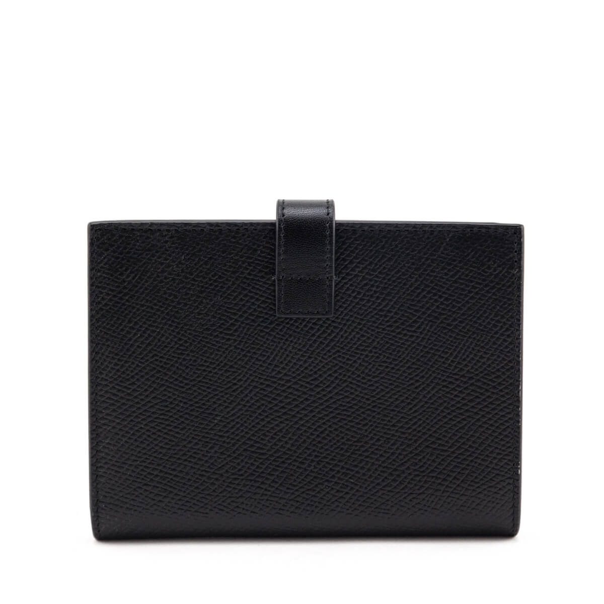 Celine Black Grained Calfskin Medium Multifunction Strap Wallet - Love that Bag etc - Preowned Authentic Designer Handbags & Preloved Fashions