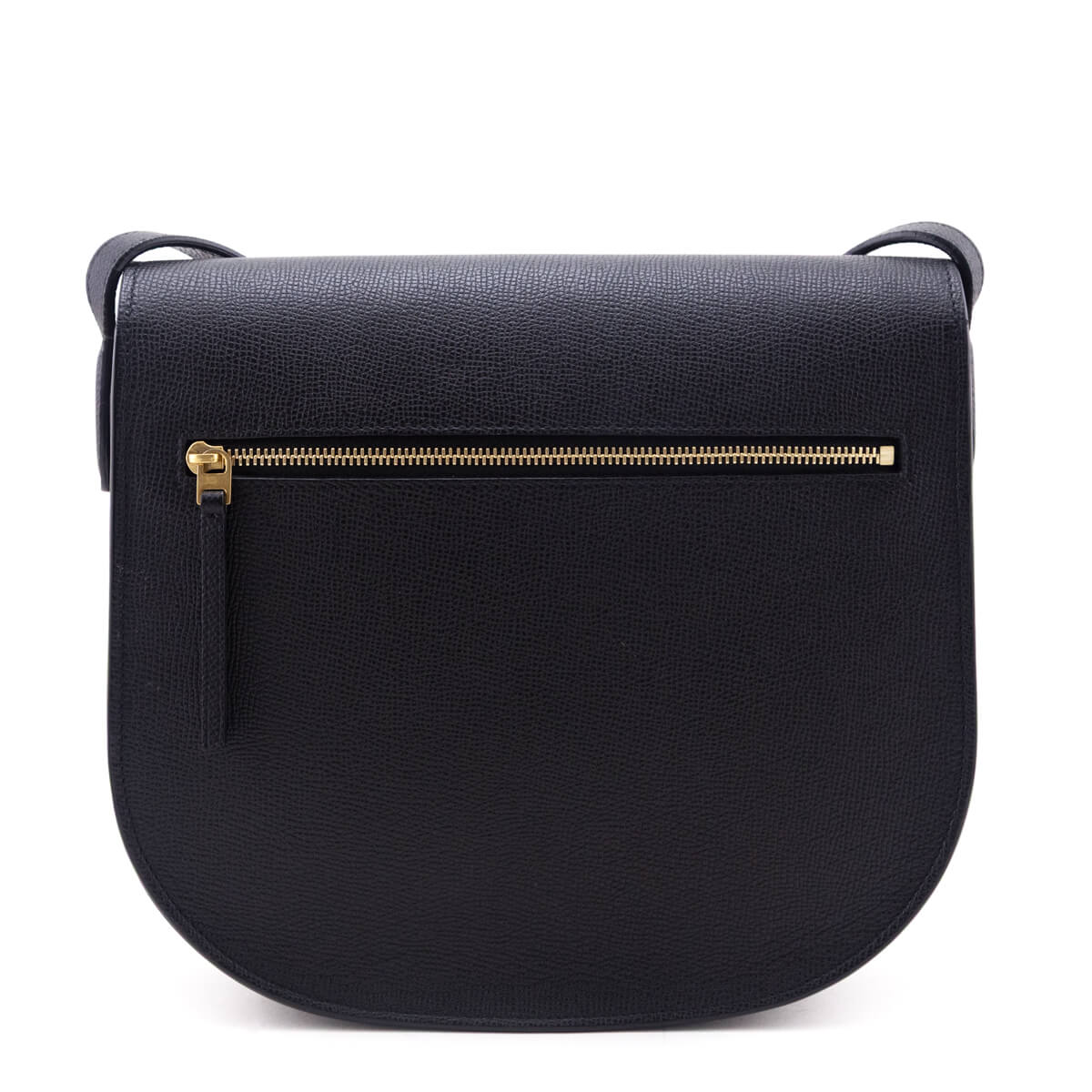 Celine Black Grained Calfskin Medium Trotteur Bag - Love that Bag etc - Preowned Authentic Designer Handbags & Preloved Fashions