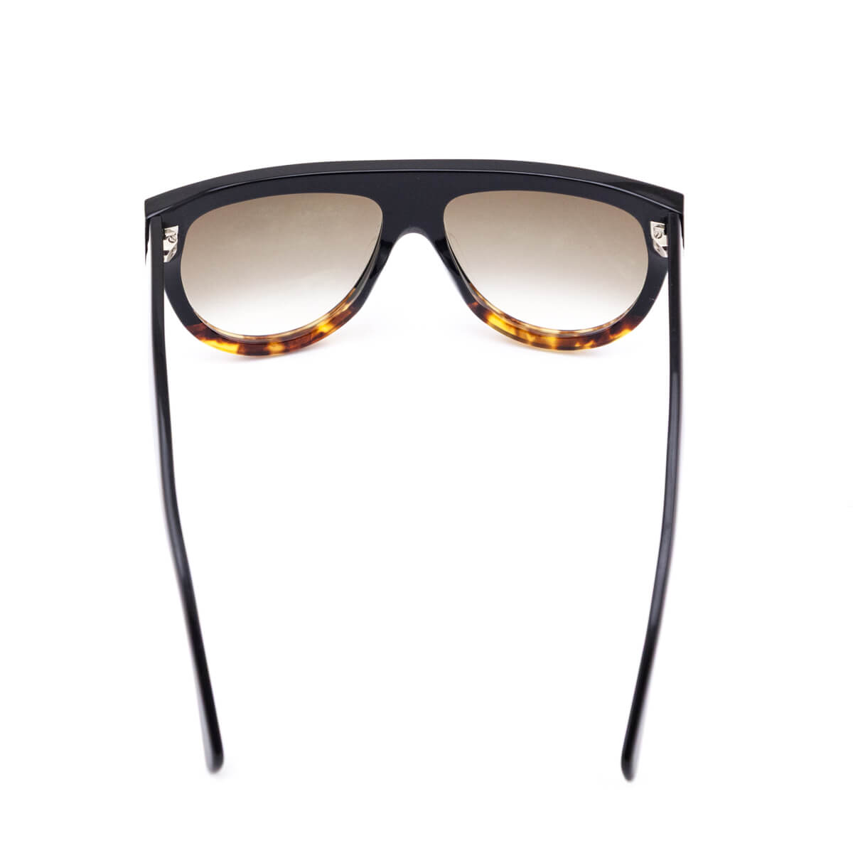 Celine Black Havane Flat Top Sunglasses