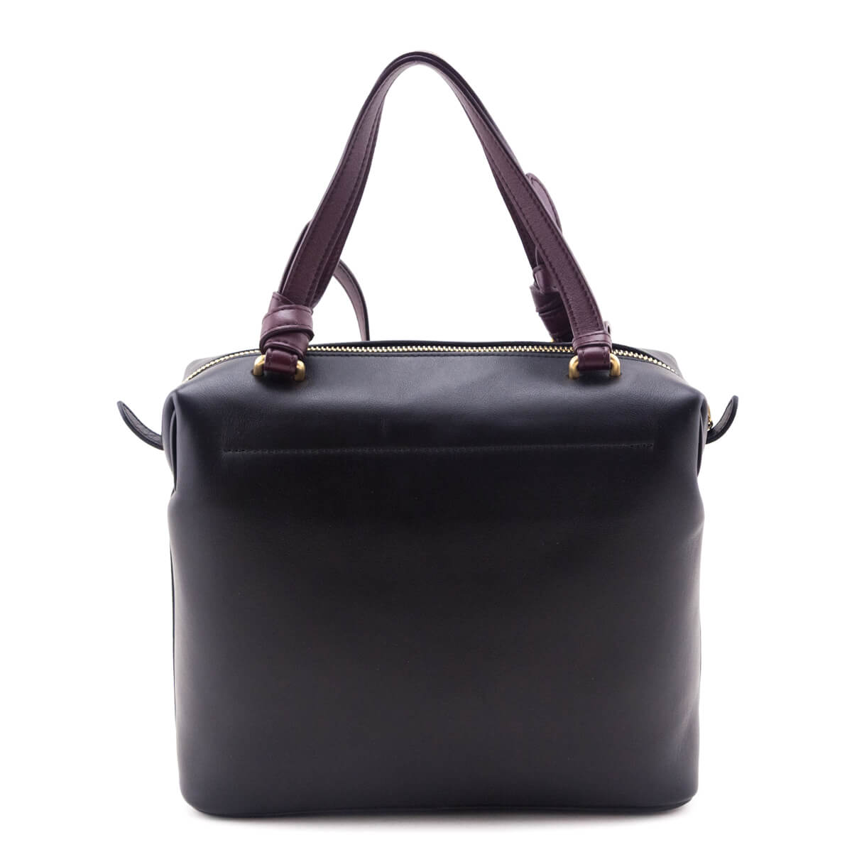 Celine Black Lambskin Small Soft Cube Satchel - Love that Bag etc - Preowned Authentic Designer Handbags & Preloved Fashions