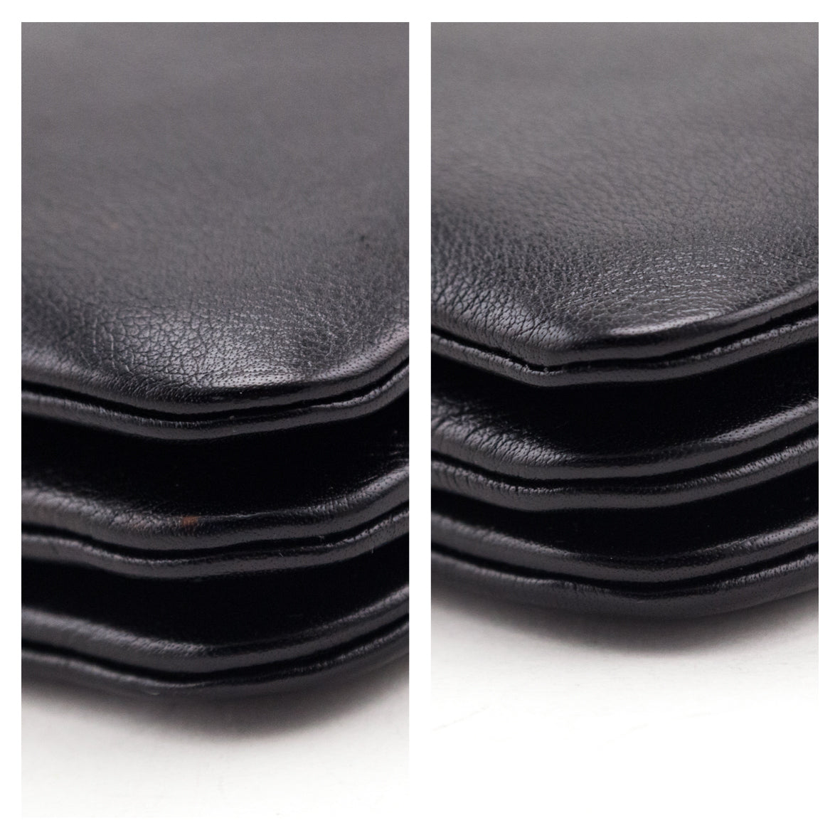 Celine Black Buffalo Small Trio Crossbody Bag