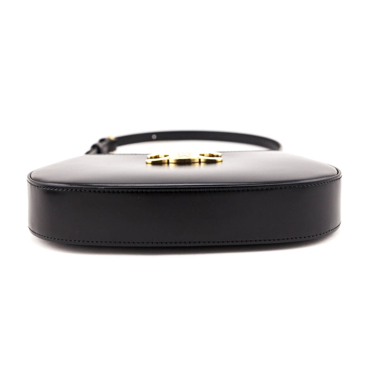 Celine Black Shiny Calfskin Medium Tilly Bag - Love that Bag etc - Preowned Authentic Designer Handbags & Preloved Fashions