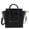 Celine Black Smooth Calfskin Luggage Nano - Love that Bag etc - Preowned Authentic Designer Handbags & Preloved Fashions