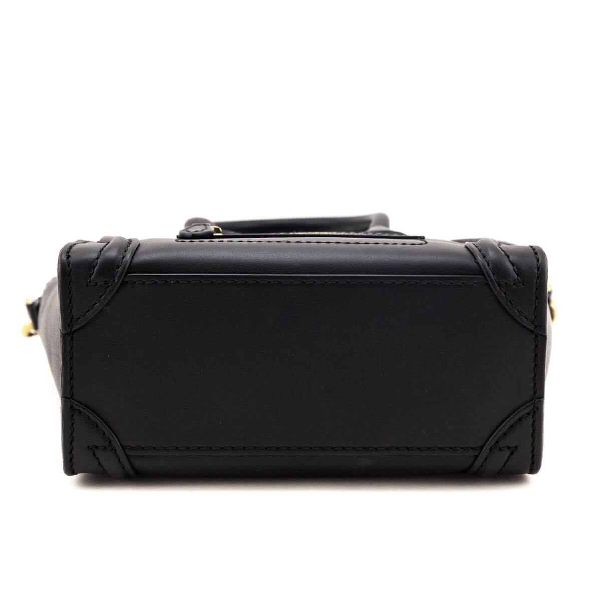 Celine Black Smooth Calfskin Luggage Nano - Love that Bag etc - Preowned Authentic Designer Handbags & Preloved Fashions