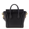 Celine Black Smooth Calfskin Nano Luggage Bag - Love that Bag etc - Preowned Authentic Designer Handbags & Preloved Fashions