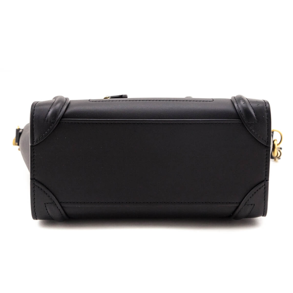 Celine Black Smooth Calfskin Nano Luggage Bag - Love that Bag etc - Preowned Authentic Designer Handbags & Preloved Fashions