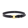 Celine Black Triomphe Belt - Love that Bag etc - Preowned Authentic Designer Handbags & Preloved Fashions