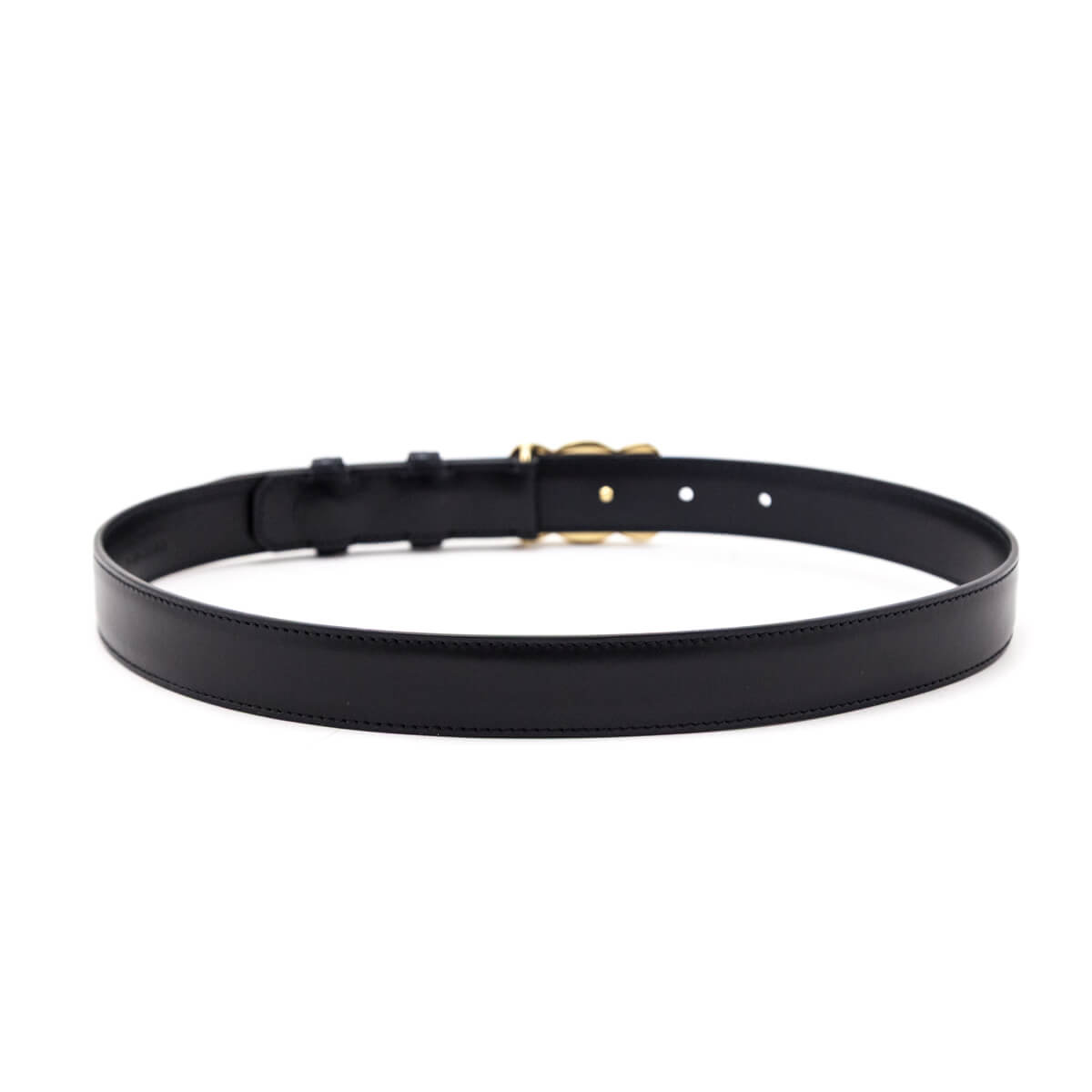 Celine Black Triomphe Belt - Love that Bag etc - Preowned Authentic Designer Handbags & Preloved Fashions