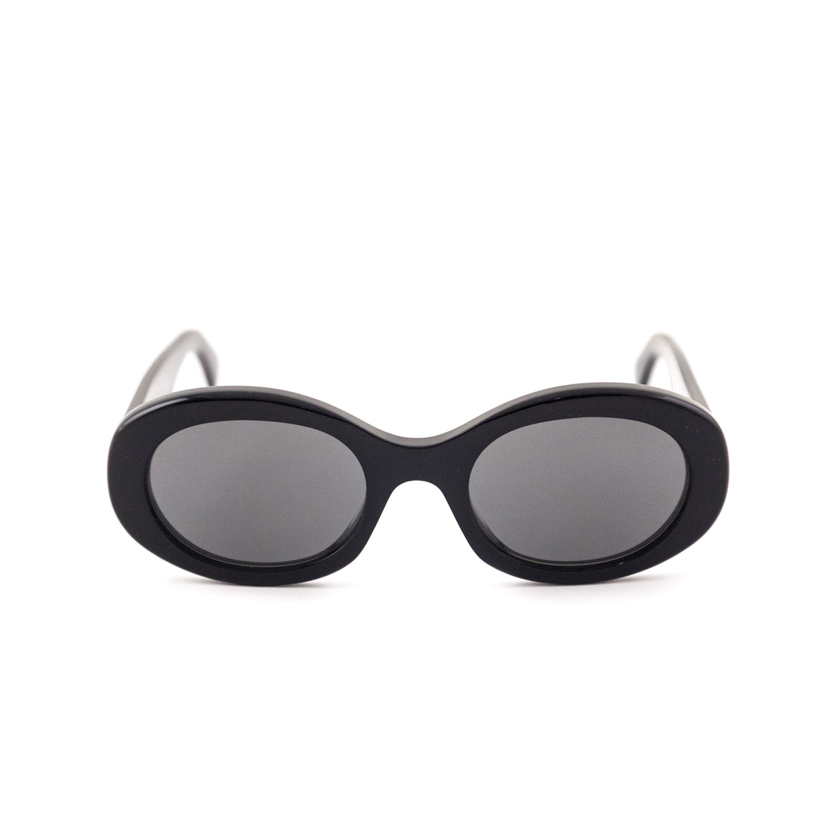 Celine Black Oval Triomphe Sunglasses - Love that Bag etc - Preowned Authentic Designer Handbags & Preloved Fashions