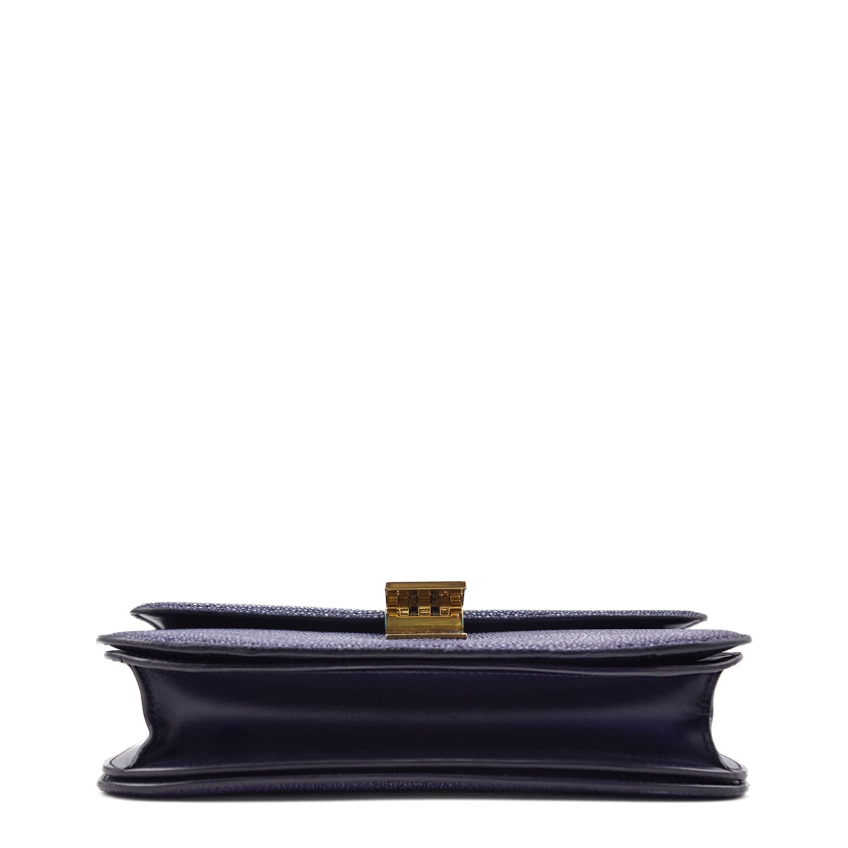Celine Blue Stingray Medium Classic Box Flap Bag