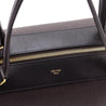 Celine Brown Black Goatskin Smooth Calfskin Medium Ring Bag - Love that Bag etc - Preowned Authentic Designer Handbags & Preloved Fashions