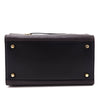 Celine Brown Black Goatskin Smooth Calfskin Medium Ring Bag - Love that Bag etc - Preowned Authentic Designer Handbags & Preloved Fashions
