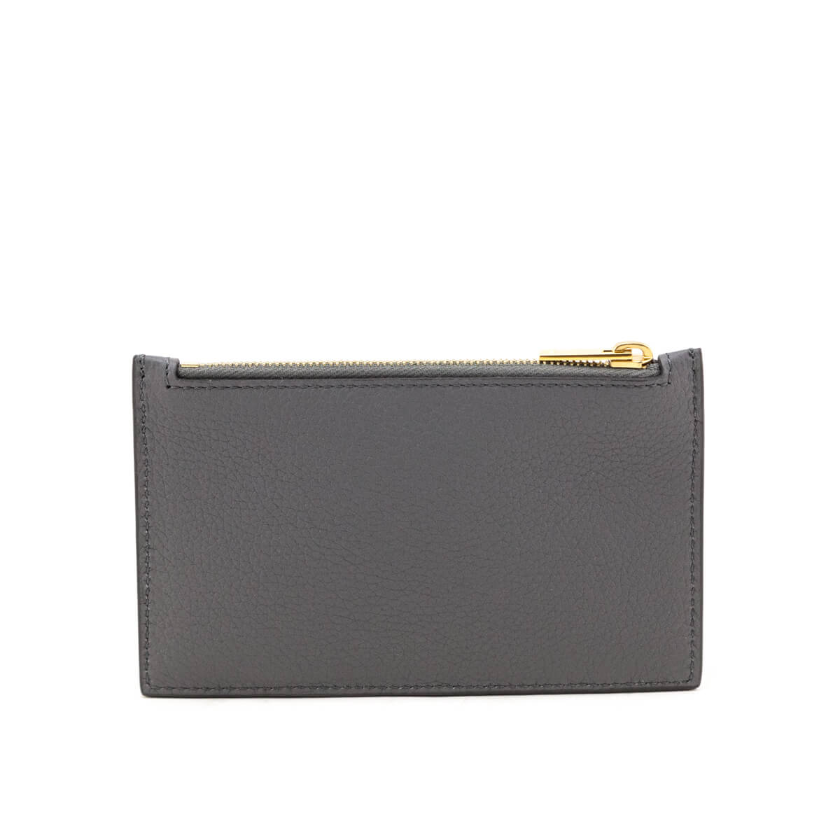 Celine Kohl Drummed Calfskin Compact Card Holder - Love that Bag etc - Preowned Authentic Designer Handbags & Preloved Fashions