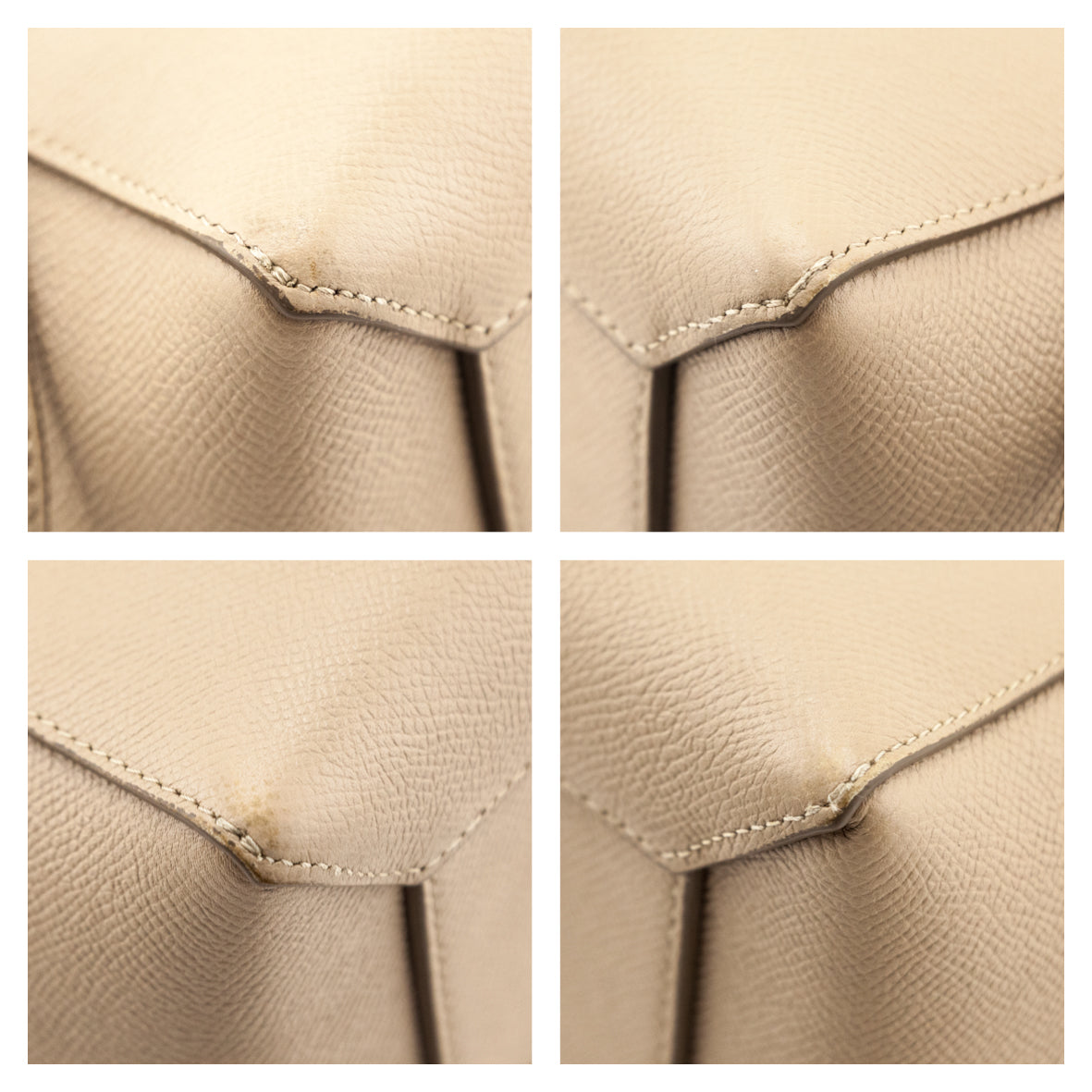 Celine Light Taupe Grained Calfskin Micro Belt Bag - Love that Bag etc - Preowned Authentic Designer Handbags & Preloved Fashions