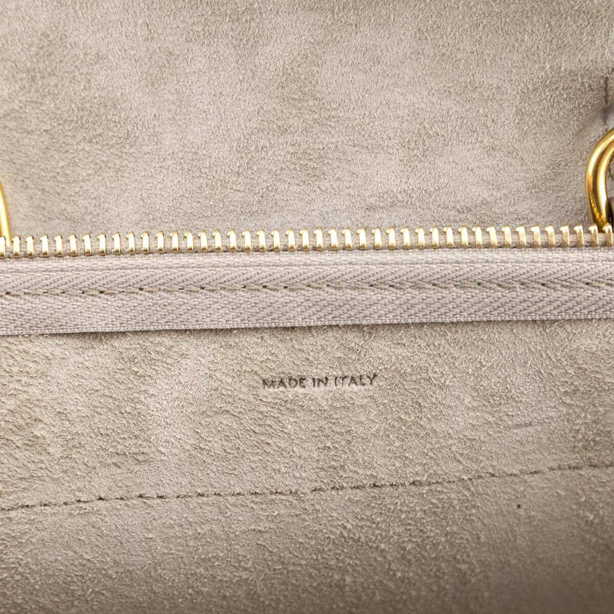 Celine Light Taupe Grained Calfskin Nano Belt Bag