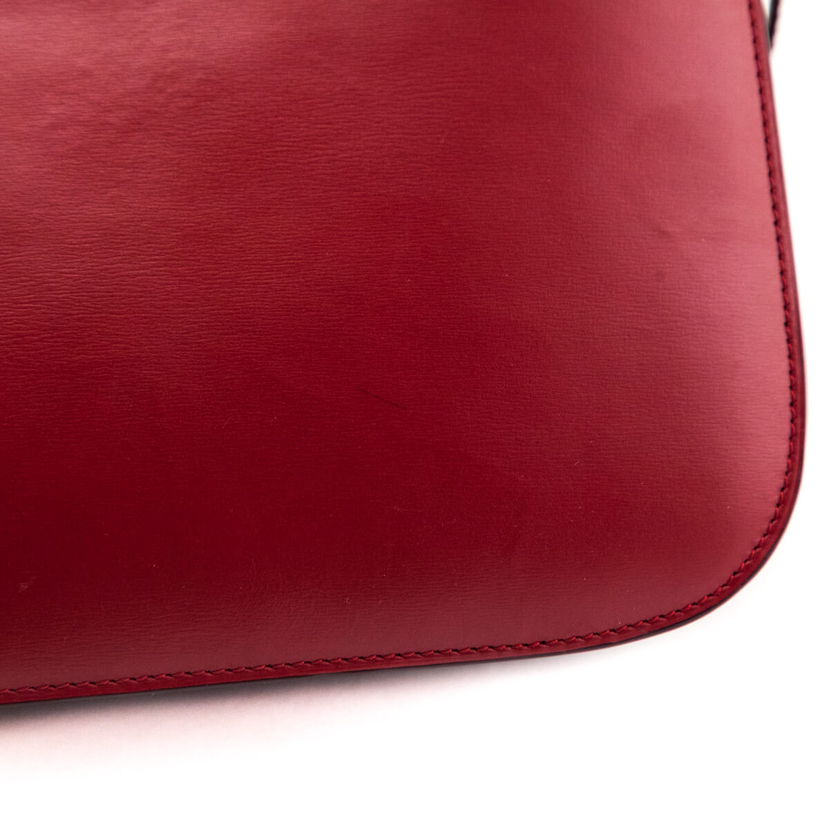 Celine Red Box Calfskin Medium Classic Box Flap Bag - Love that Bag etc - Preowned Authentic Designer Handbags & Preloved Fashions