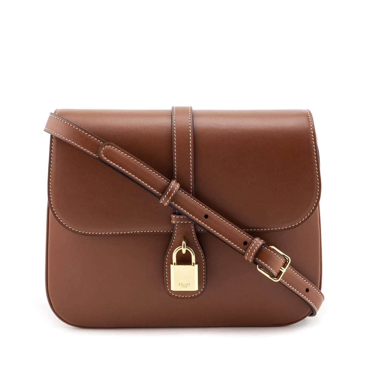 Celine Tan Smooth Calfskin Medium Tabou Bag - Love that Bag etc - Preowned Authentic Designer Handbags & Preloved Fashions