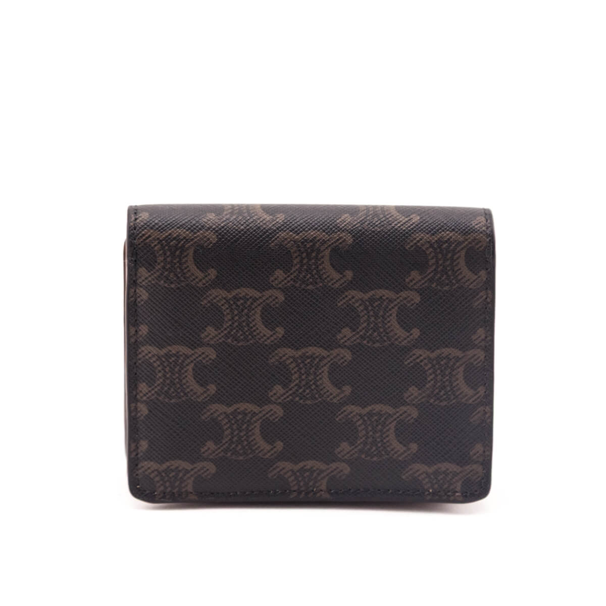 Celine Tan Triomphe Canvas Triomphe Flap Card Holder