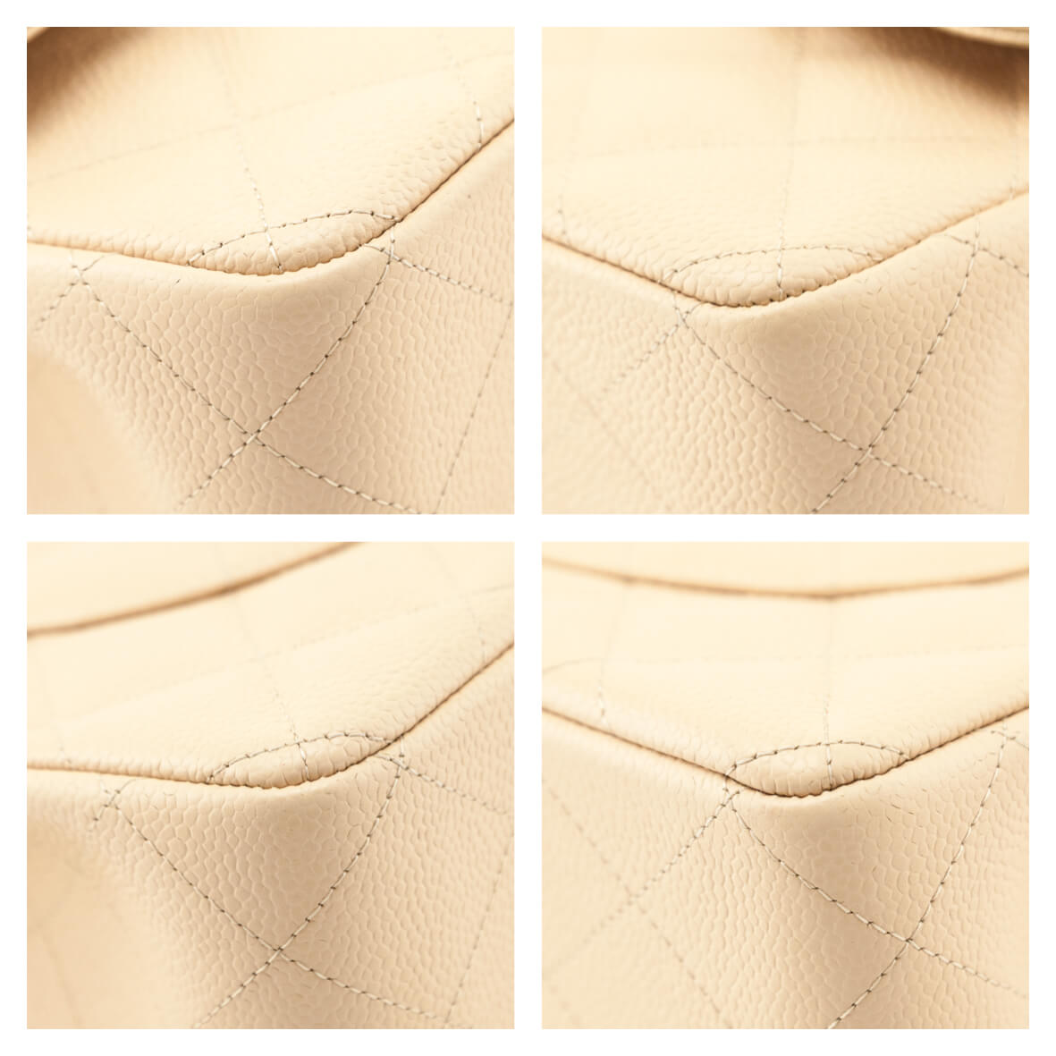 Chanel Beige Caviar Quilted Jumbo Double Flap - Love that Bag etc - Preowned Authentic Designer Handbags & Preloved Fashions