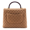 Chanel Beige Caviar & Lizard Quilted Large Coco Handle Flap Bag - Love that Bag etc - Preowned Authentic Designer Handbags & Preloved Fashions