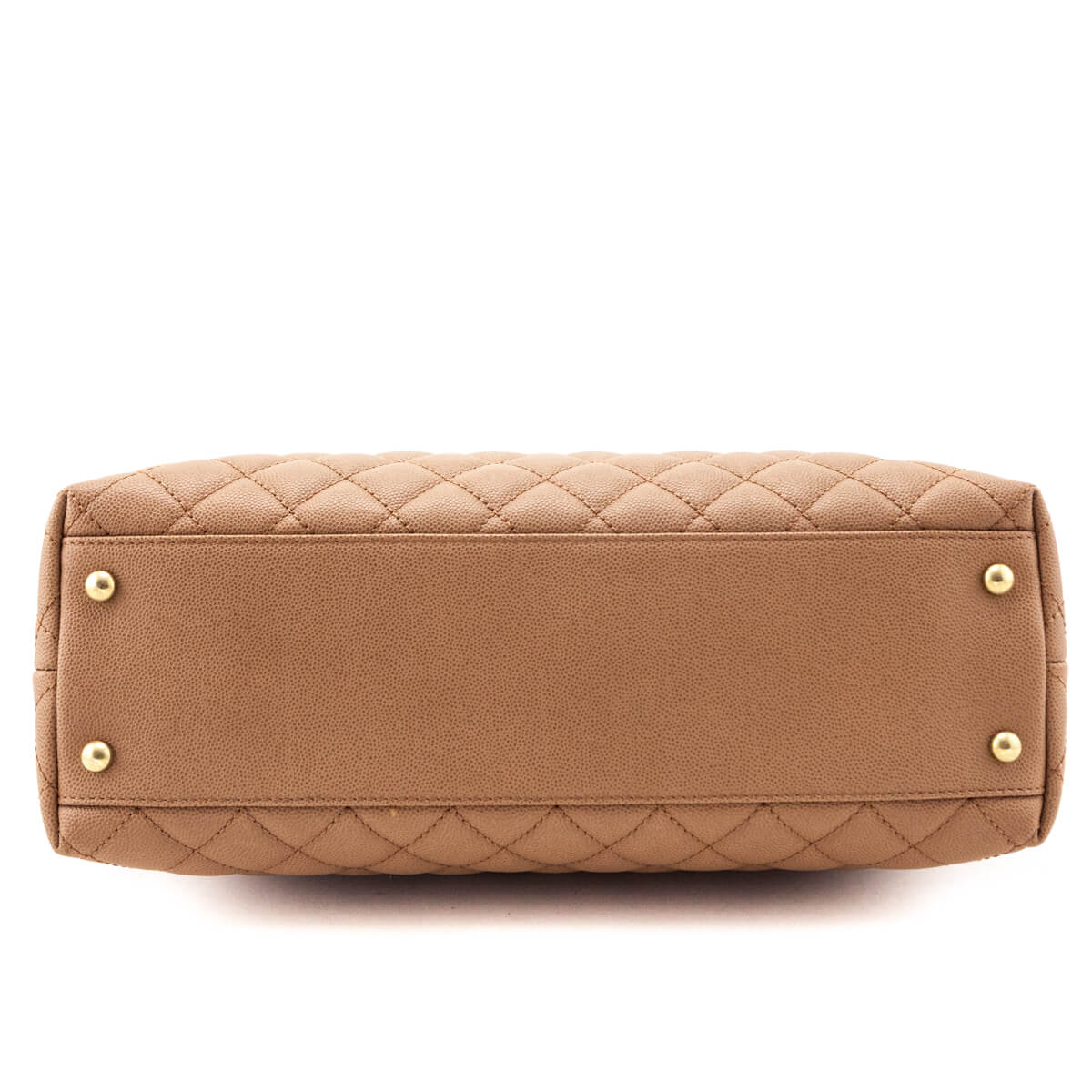 Chanel Beige Caviar & Lizard Quilted Large Coco Handle Flap Bag - Love that Bag etc - Preowned Authentic Designer Handbags & Preloved Fashions