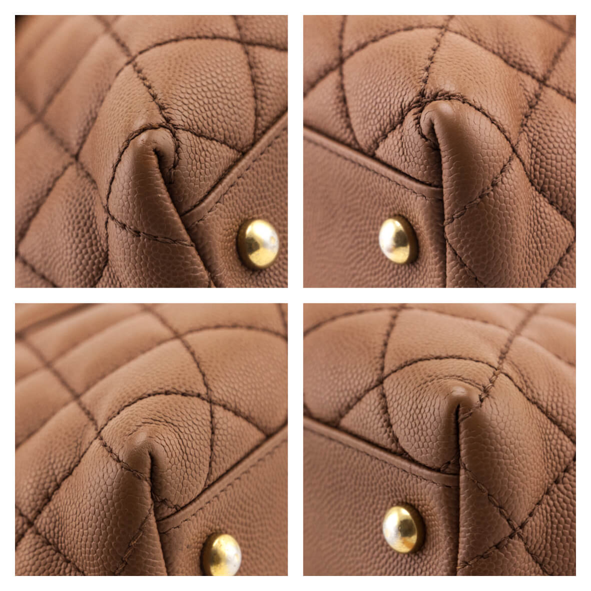 Chanel Beige Caviar & Lizard Quilted Medium Coco Handle Flap Bag - Love that Bag etc - Preowned Authentic Designer Handbags & Preloved Fashions