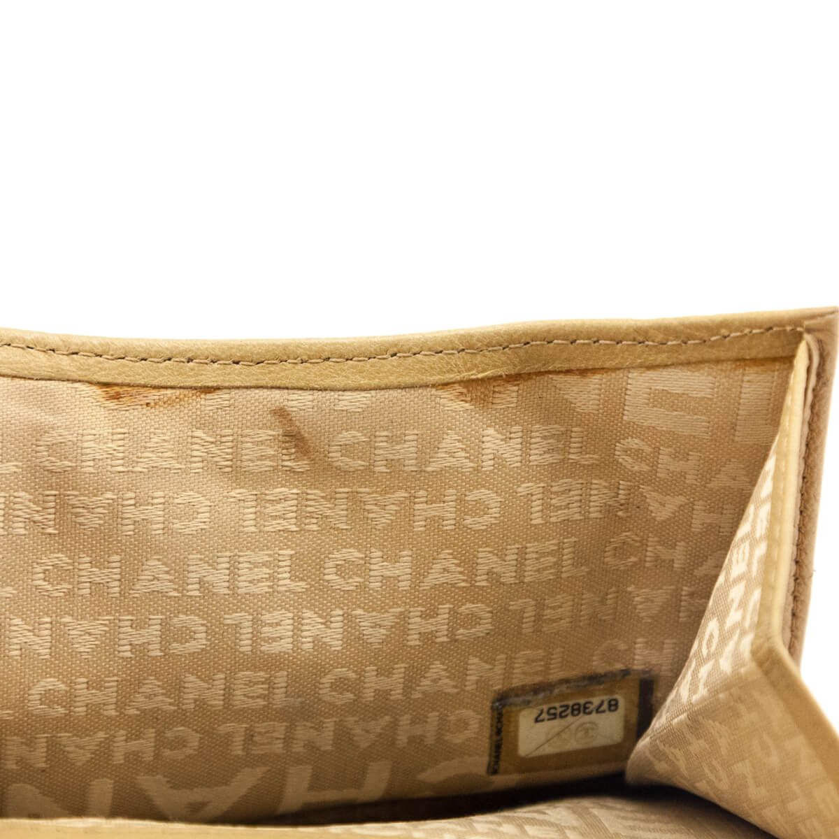 Chanel Beige Lambskin Precious Symbols Wallet - Love that Bag etc - Preowned Authentic Designer Handbags & Preloved Fashions