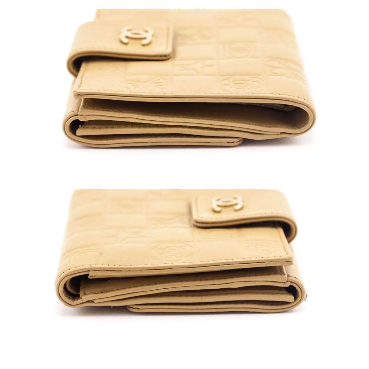 Chanel Beige Lambskin Precious Symbols Wallet - Love that Bag etc - Preowned Authentic Designer Handbags & Preloved Fashions