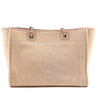 Chanel Beige Mixed Fibers Small Deauville Tote - Love that Bag etc - Preowned Authentic Designer Handbags & Preloved Fashions