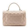 Chanel Beige Quilted Lambskin Medium Trendy CC Flap Dual Handle Bag - Love that Bag etc - Preowned Authentic Designer Handbags & Preloved Fashions