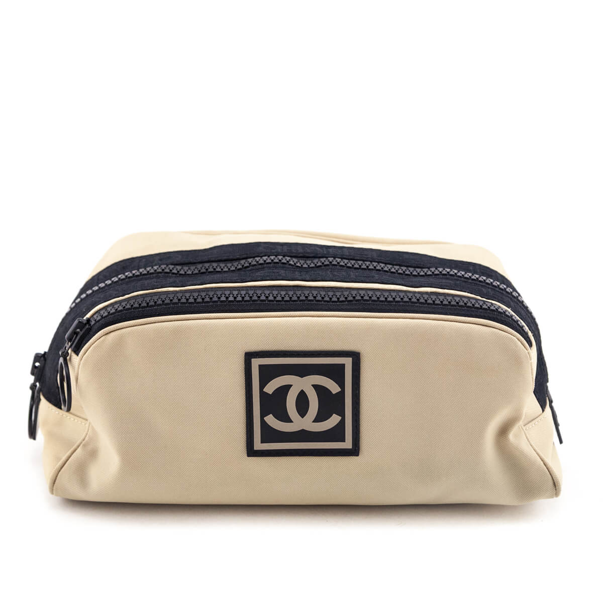 Chanel Beige Sportline Pouch - Love that Bag etc - Preowned Authentic Designer Handbags & Preloved Fashions