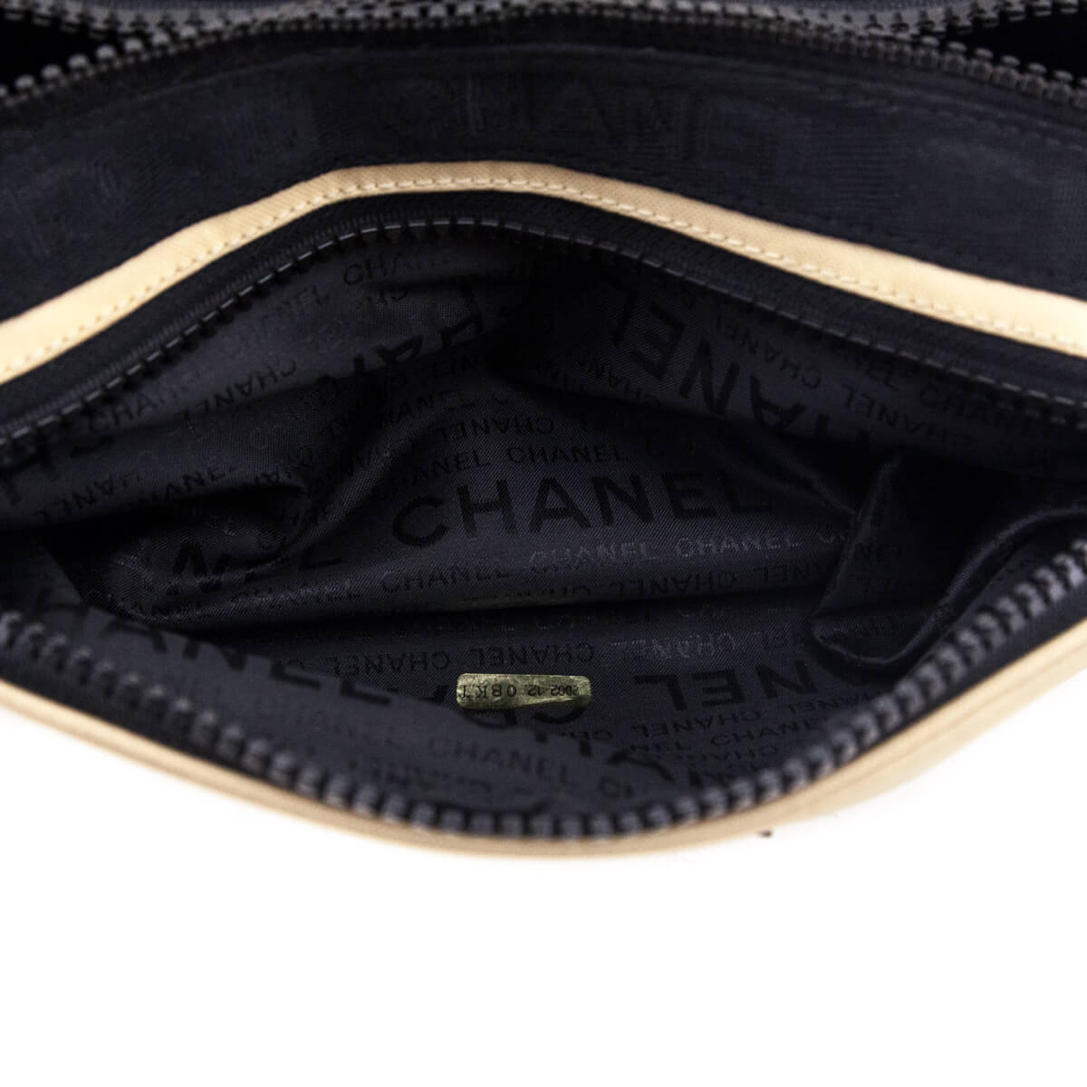 Chanel Beige Sportline Pouch - Love that Bag etc - Preowned Authentic Designer Handbags & Preloved Fashions
