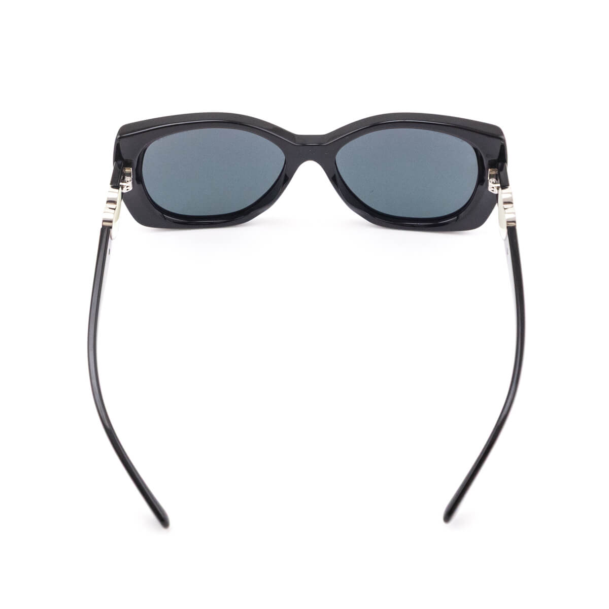 Chanel Black Acetate 5519 Square CC Heart Sunglasses - Love that Bag etc - Preowned Authentic Designer Handbags & Preloved Fashions