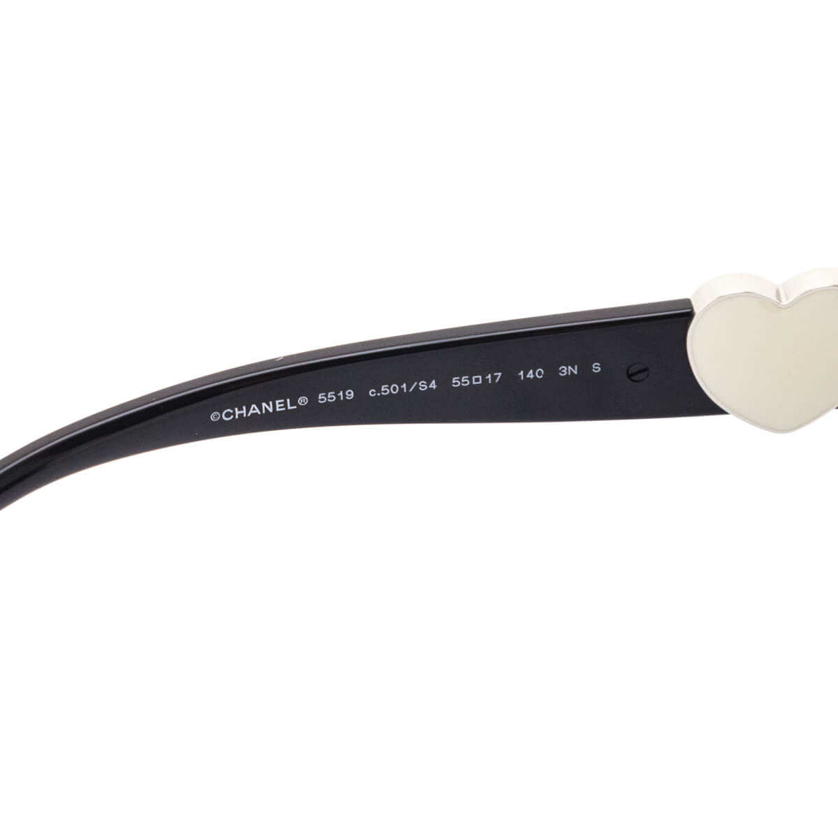 Chanel Black Acetate 5519 Square CC Heart Sunglasses - Love that Bag etc - Preowned Authentic Designer Handbags & Preloved Fashions
