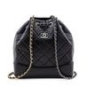 Chanel Black Aged Calfskin Quilted Small Gabrielle Backpack - Love that Bag etc - Preowned Authentic Designer Handbags & Preloved Fashions