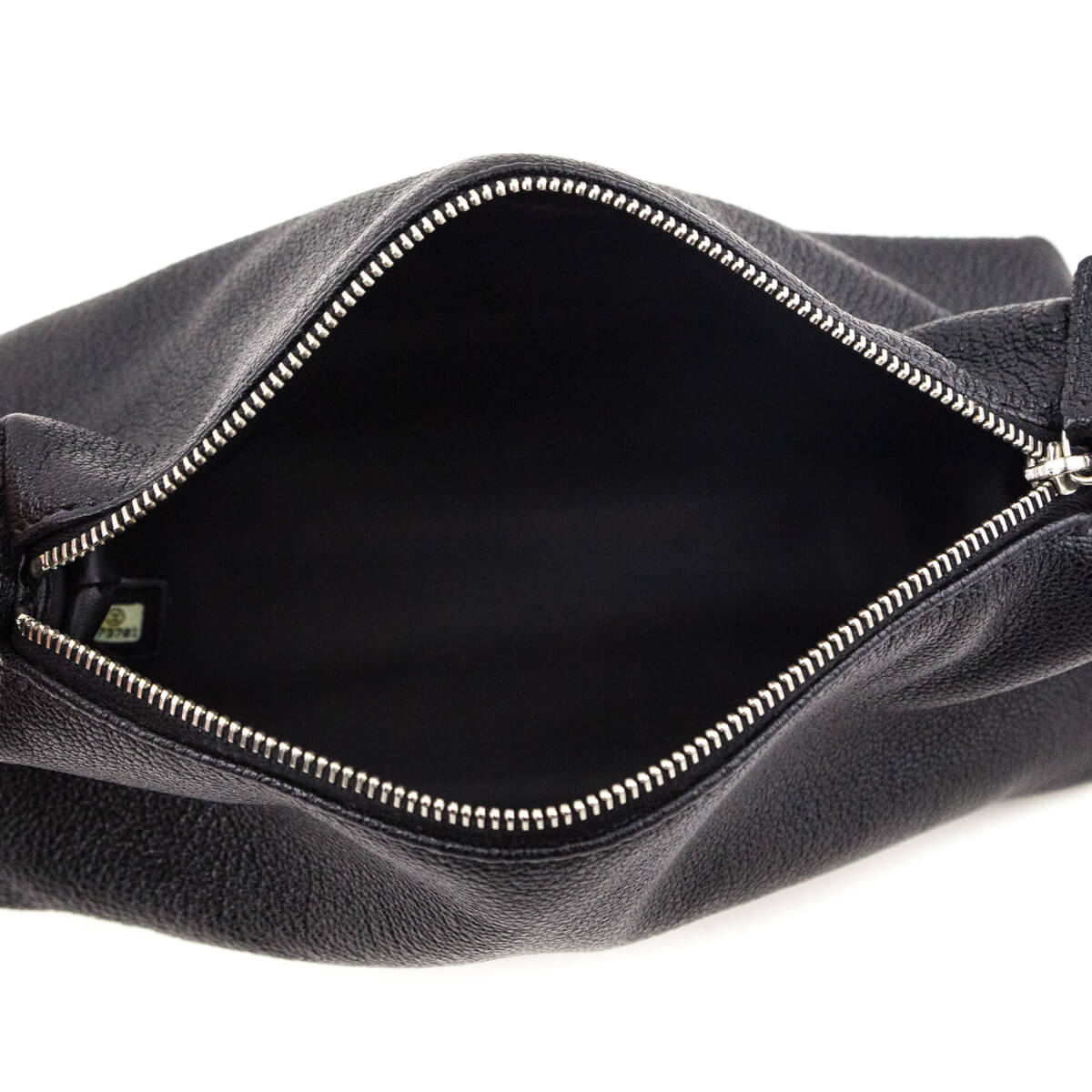 Chanel Black Calfskin Cosmetic Pouch - Love that Bag etc - Preowned Authentic Designer Handbags & Preloved Fashions