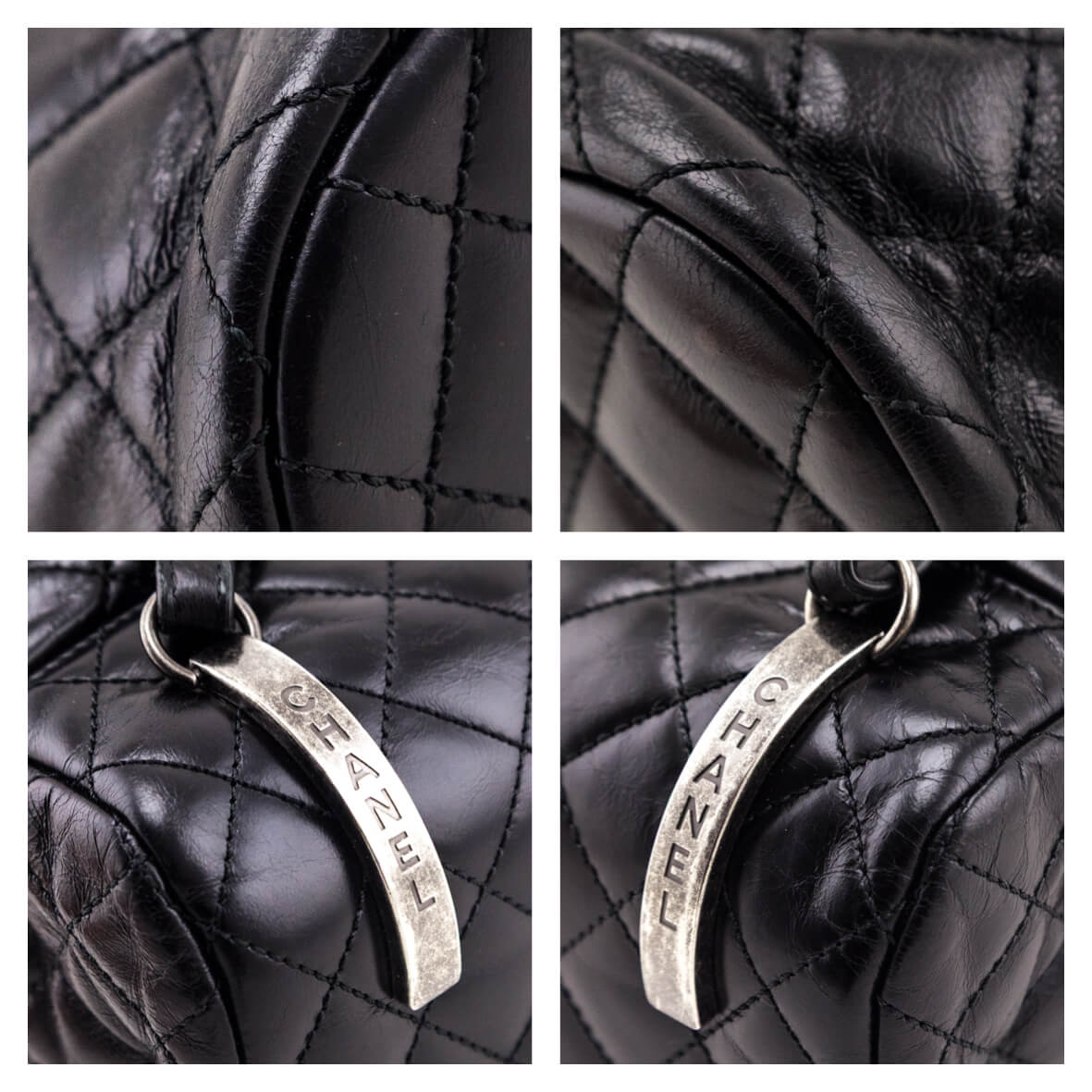 Chanel Black Calfskin Quilted Large Salzburg Mountain Backpack