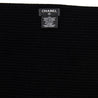 Chanel Black Cashmere Knit Pearl Embellished Logo Scarf - Love that Bag etc - Preowned Authentic Designer Handbags & Preloved Fashions