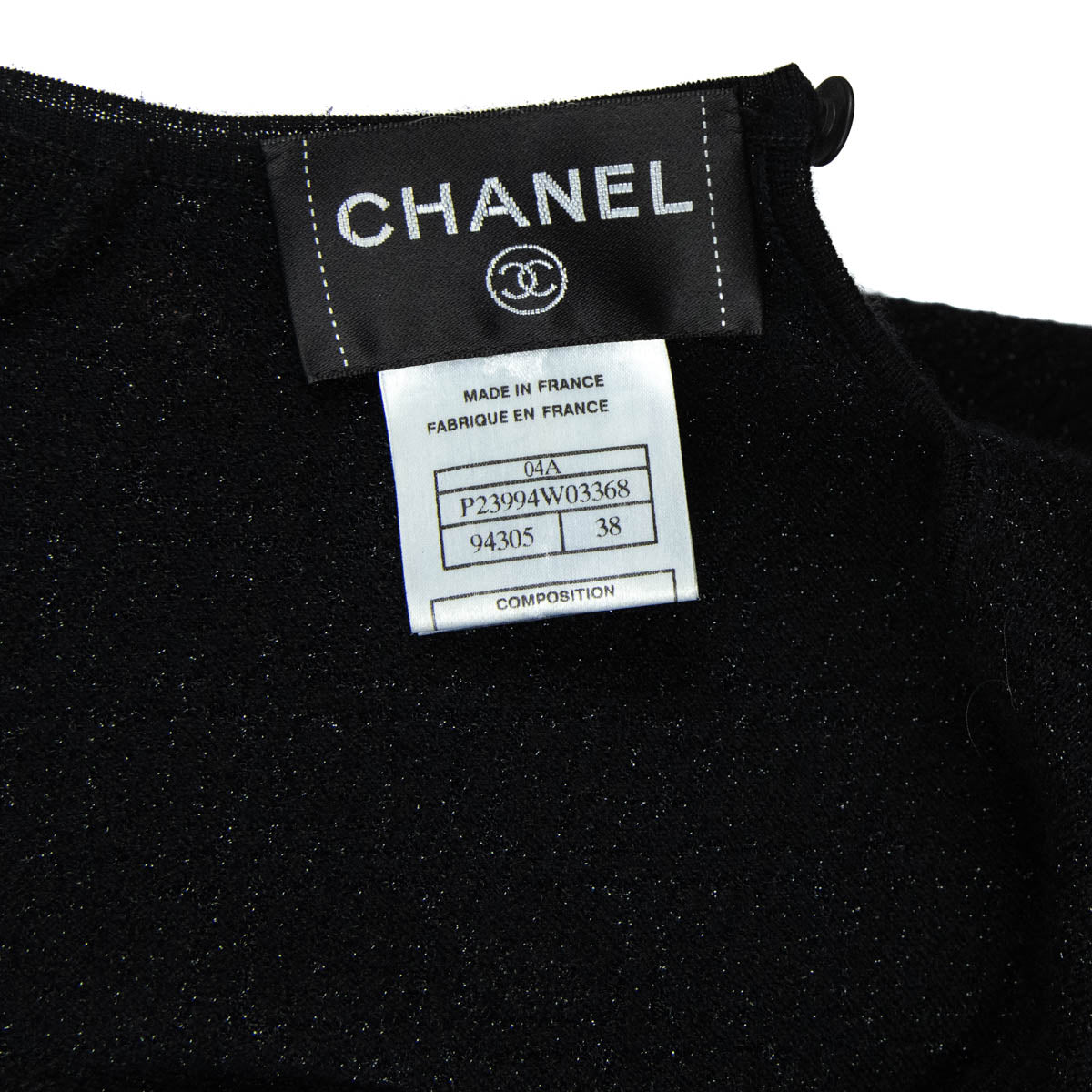 Chanel Black Cashmere Sequin Embellished Dress Size S | FR 38 - Love that Bag etc - Preowned Authentic Designer Handbags & Preloved Fashions