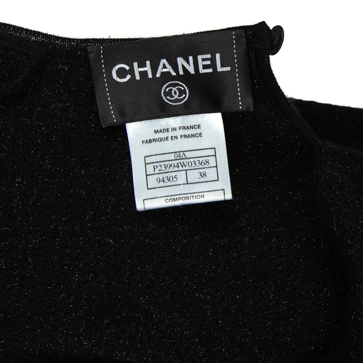 Chanel Black Cashmere Sequin Embellished Dress Consign Chanel