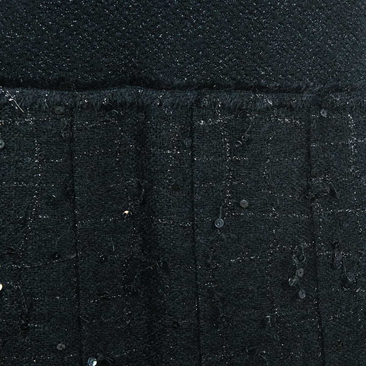 Chanel Black Cashmere Sequin Embellished Dress Size S | FR 38 - Love that Bag etc - Preowned Authentic Designer Handbags & Preloved Fashions