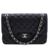 Chanel Black Caviar Jumbo Double Flap Bag - Love that Bag etc - Preowned Authentic Designer Handbags & Preloved Fashions