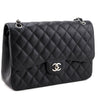 Chanel Black Caviar Jumbo Double Flap Bag - Love that Bag etc - Preowned Authentic Designer Handbags & Preloved Fashions