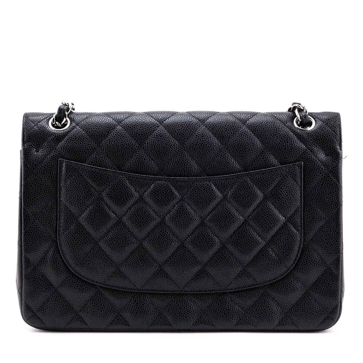 Chanel Black Caviar Jumbo Double Flap Bag - Love that Bag etc - Preowned Authentic Designer Handbags & Preloved Fashions