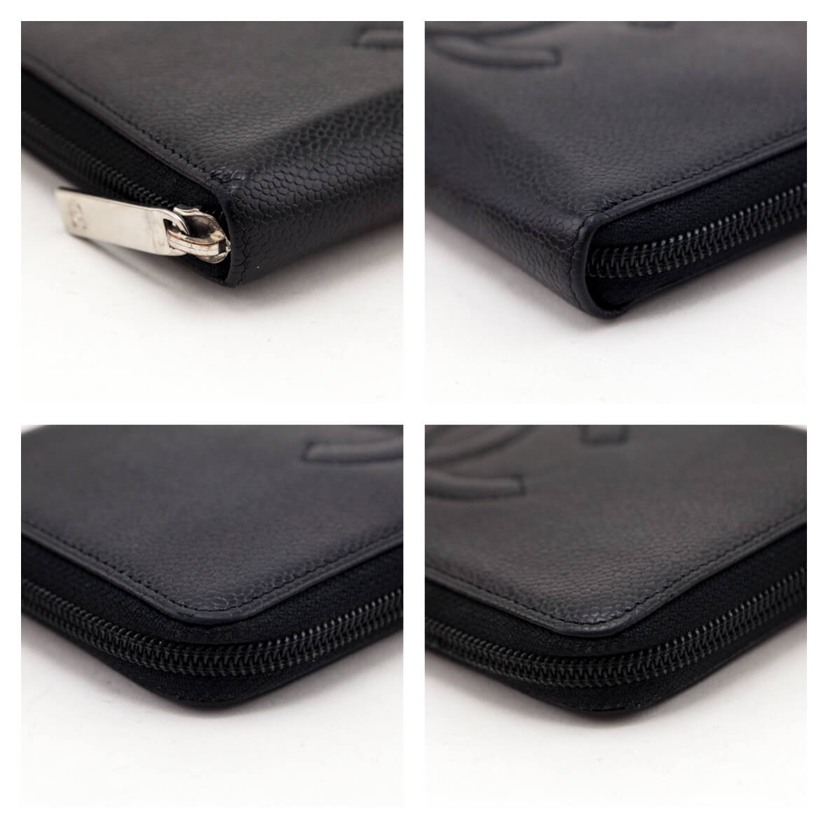 Chanel Black Caviar Large Timeless CC Zip Around Wallet - Love that Bag etc - Preowned Authentic Designer Handbags & Preloved Fashions