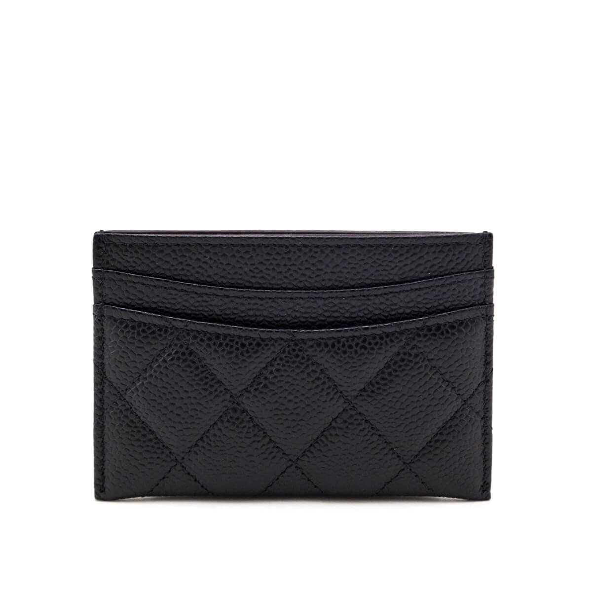 Chanel Black Caviar Quilted Card Holder - Love that Bag etc - Preowned Authentic Designer Handbags & Preloved Fashions